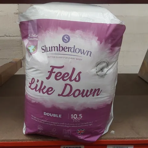 BAGGED SLUMBERDOWN FEELS LIKE DOWN 10.5 TOG DOUBLE DUVET