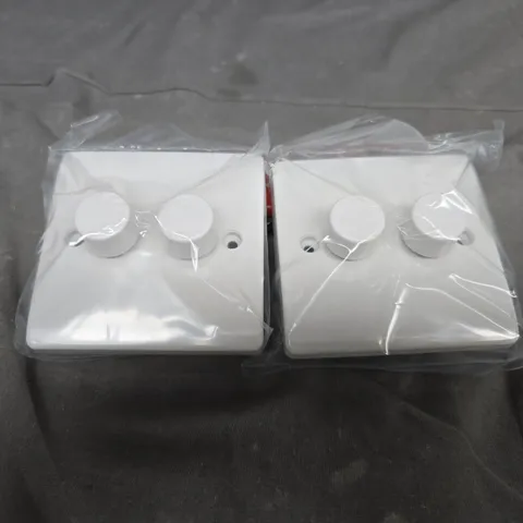 BOX OF 10 X ADVANCE 2 GANG 2 WAY 400W DIMMER SWITCH 