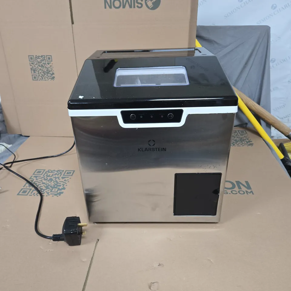 KLARSTEIN ICE MAKER & SHAVER – STAINLESS STEEL, 220–240V, 195W