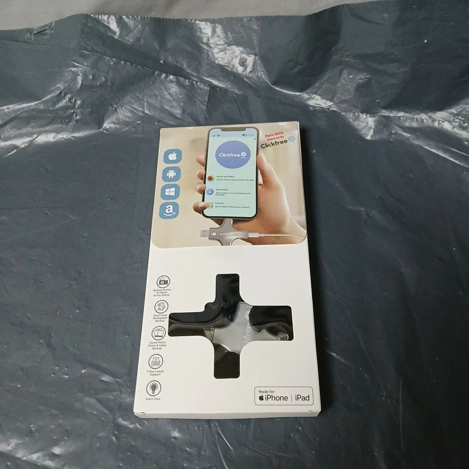 CLICK FREE ULTRA PHOTO AND VIDEO BACK UP SYSTEM BOXED