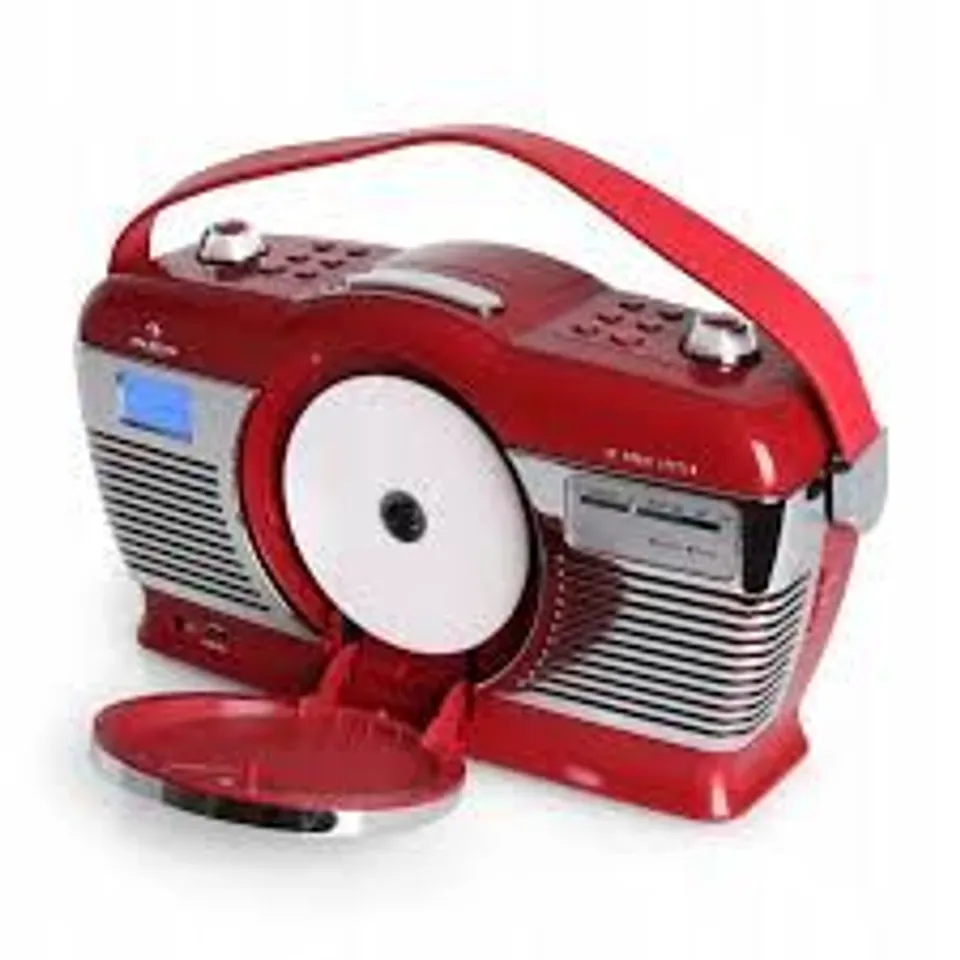 BOXED AUNA RETRO DESIGN RADIO CD PLAYER