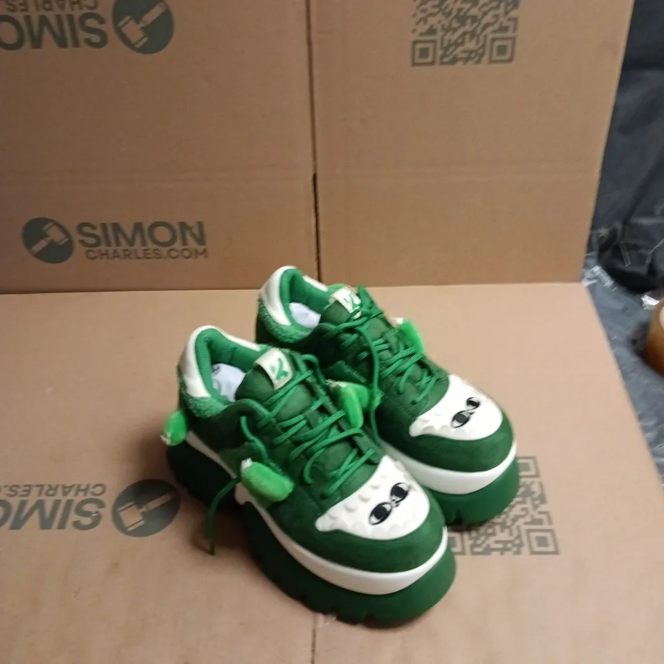 KOI BEANZILLA PLATFORM TRAINERS – GREEN, UK7