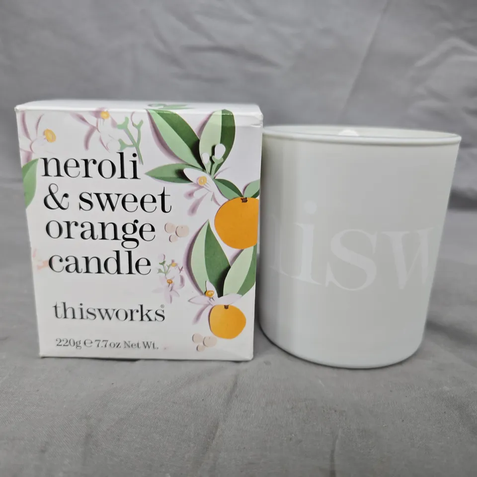 THIS WORKS NEROLI & SWEET ORANGE CANDLE – 220G