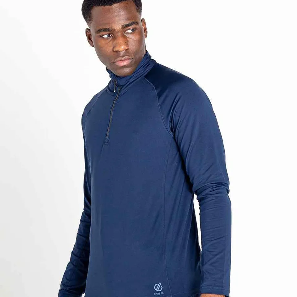 BRAND NEW DARE2B FUSER 1/4 ZIP CORE STRETCH TOP IN NIGHTFALL - M