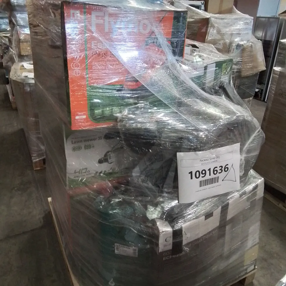 PALLET OF APPROXIMATELY 19 UNPROCESSED RAW RETURN HOUSEHOLD AND ELECTRICAL GOODS TO INCLUDE;