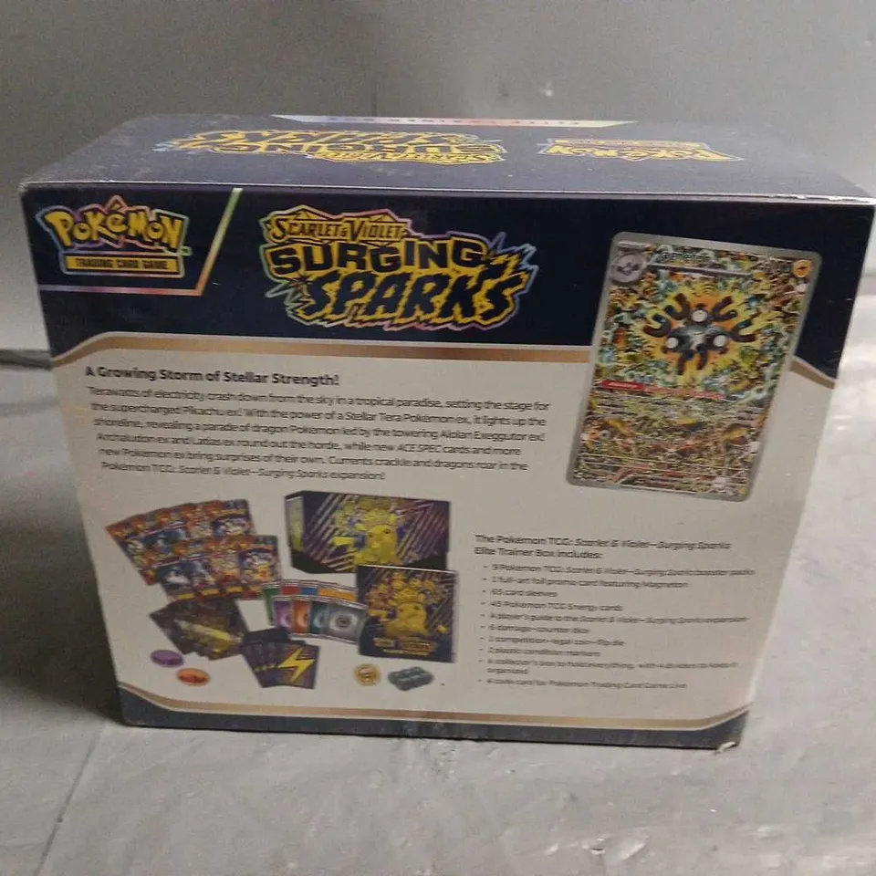 SEALED POKEMON SCARLETT AND VIOLET SURGING SPARKS ELITE TRAINER BOX