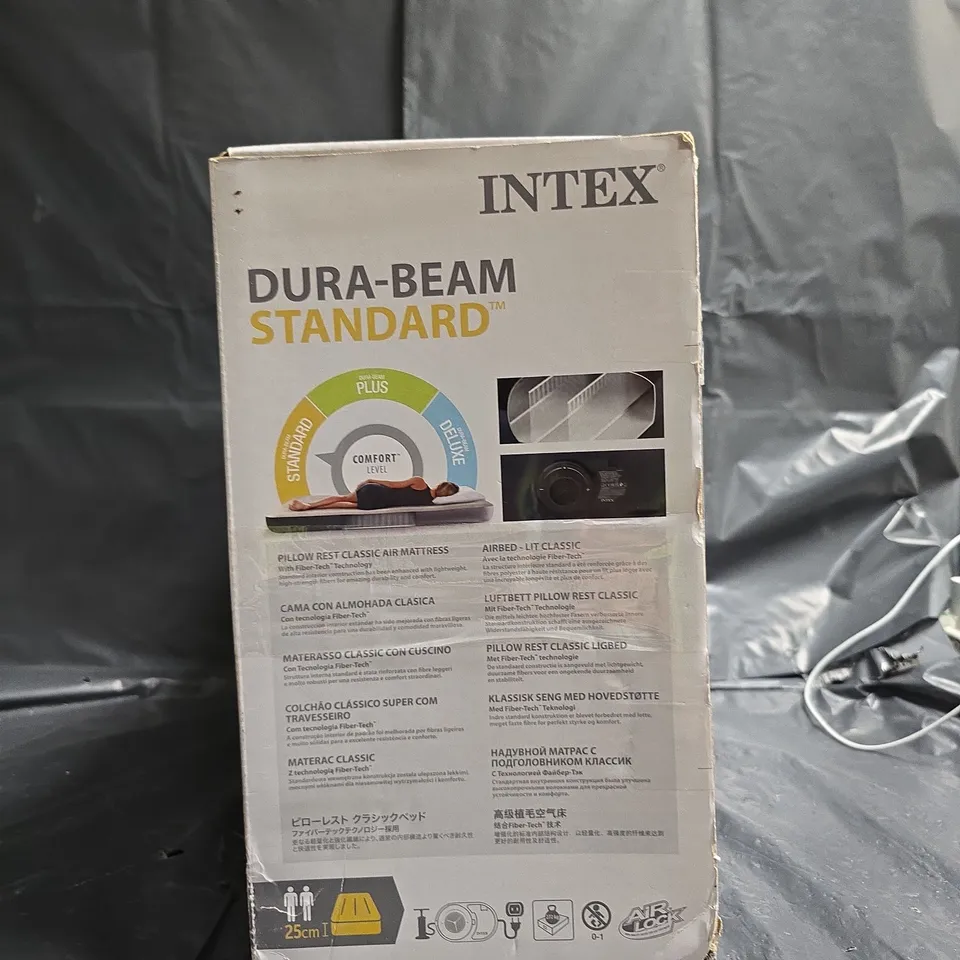 INTEX DURA-BEAM STANDARD AIR MATTRESS – DOUBLE (137 X 191 CM)