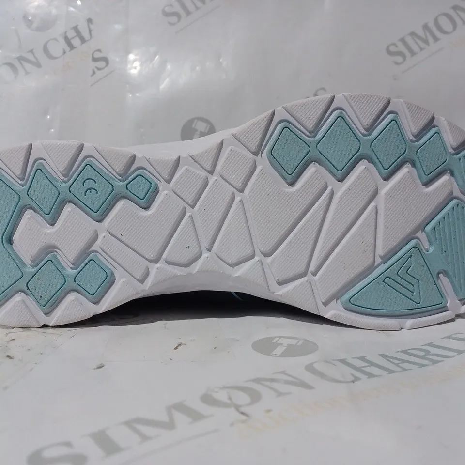 BOXED PAIR OF VIONIC TRAINERS IN NAVY UK SIZE 7