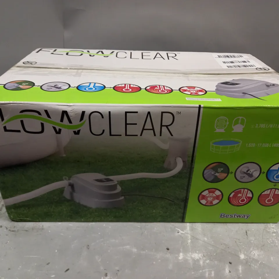 BOXED FLOW CLEAR POOL HEATER RRP £179.99