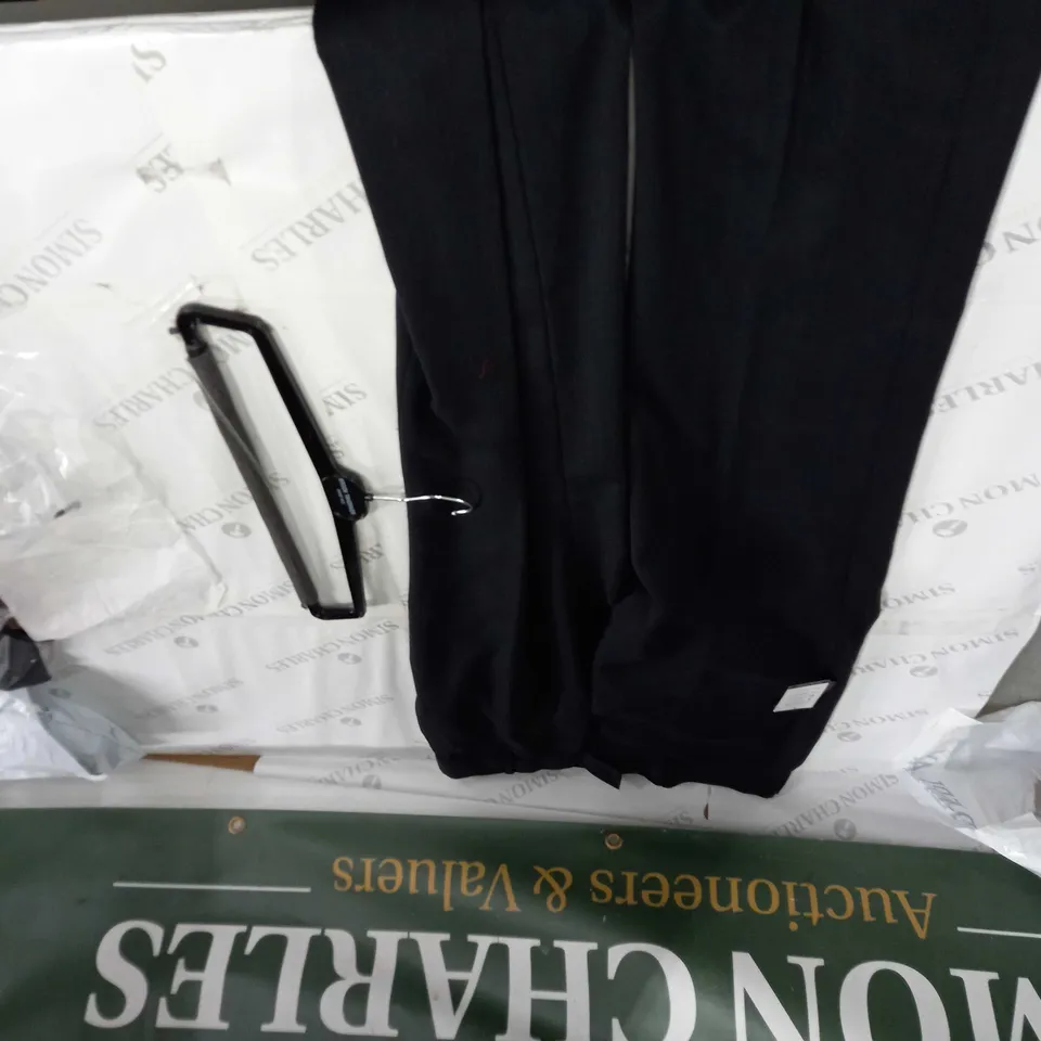 PAIR OF BLACK SMART CASUAL TROUSERS - SIZE 32R