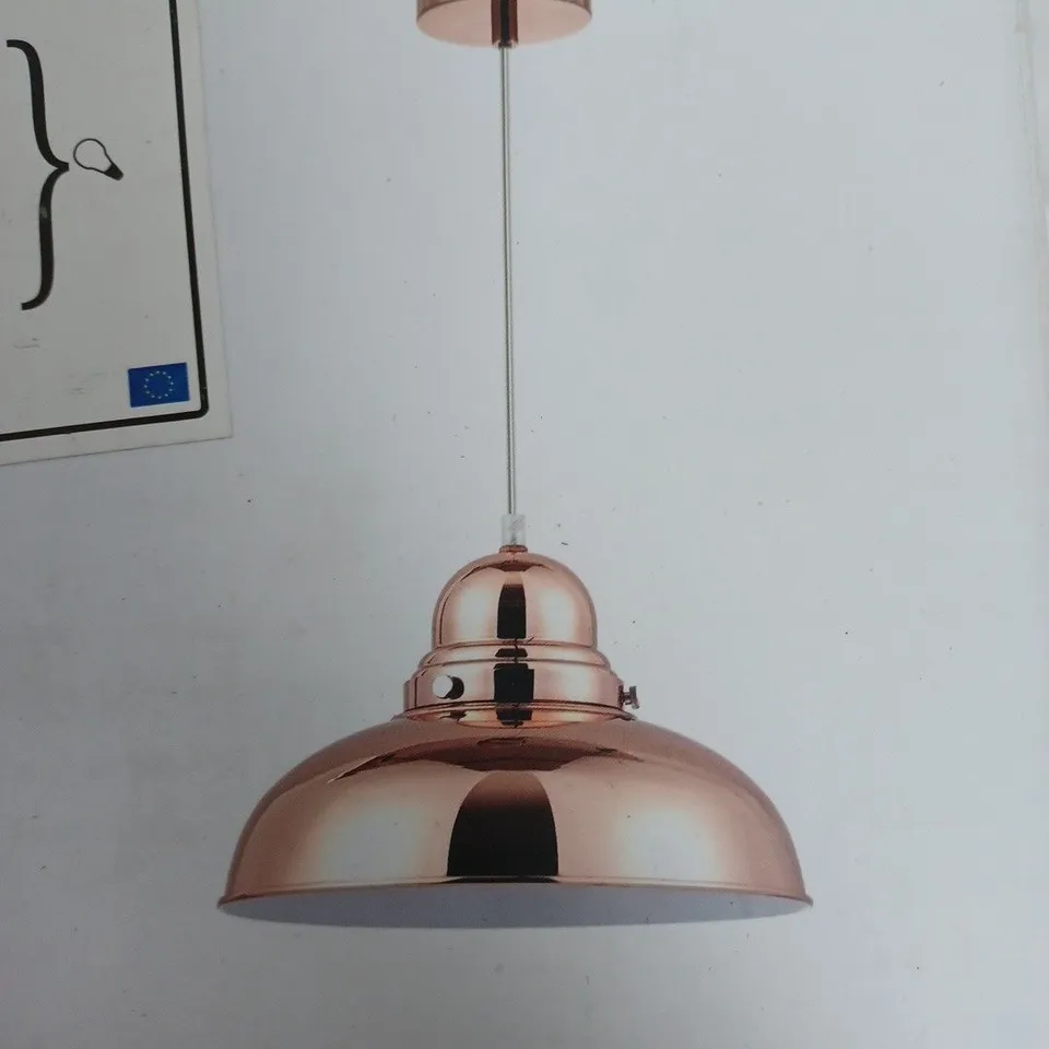 BOXED FIFTY FIVE SOUTH JASPER PENDANT LIGHT COPPER