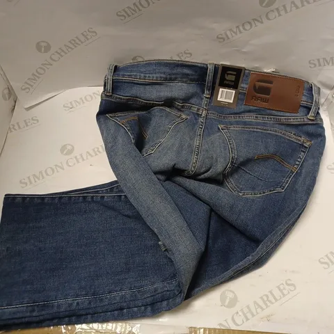 G-STAR RAW 3301 SLIM JEANS - VINTAGE MEDIUM AGED - W30 L 34