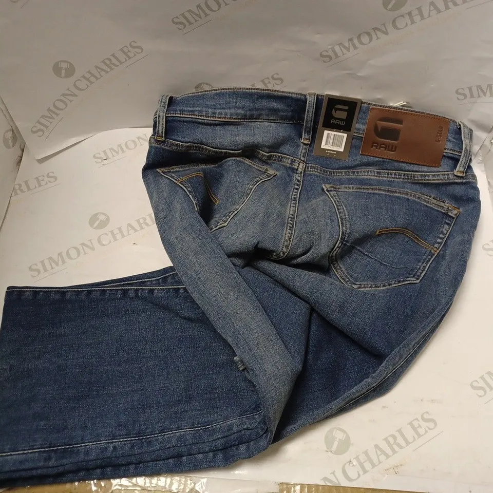 G-STAR RAW 3301 SLIM JEANS - VINTAGE MEDIUM AGED - W30 L 34