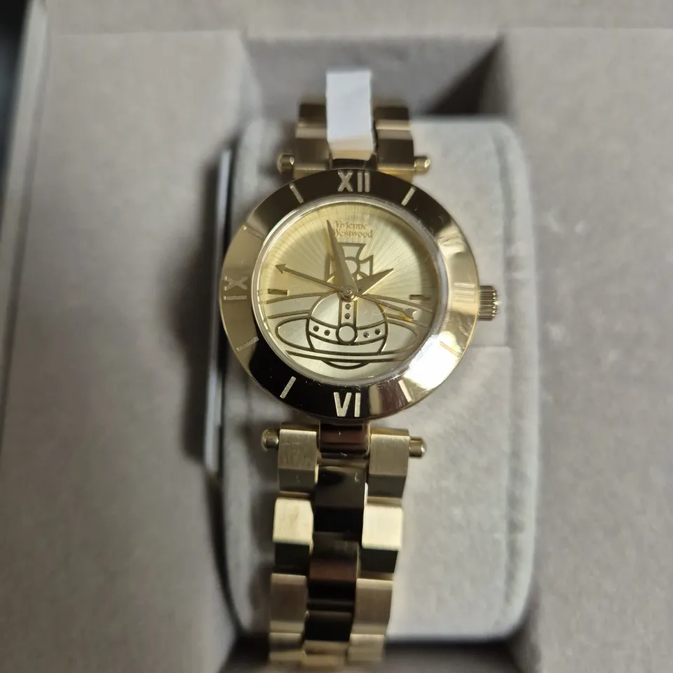 BOXED VIVIENNE WESTWOOD WESTBOURNE ORB LADIES QUARTZ WATCH