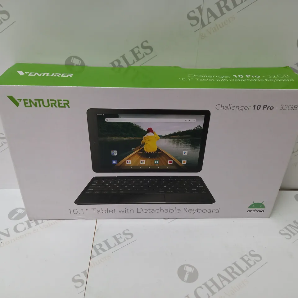 BRAND NEW BOXED VENTURER 10.1" TABLET WITH DETACHABLE KEYBOARD