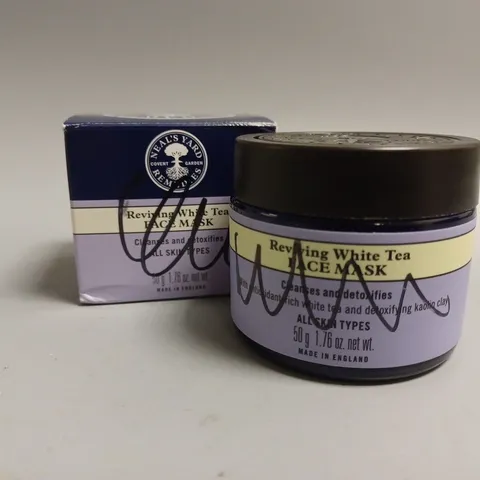 BOXED NEALS YARD REMEDIES REVIVING WHITE TEA FACE MASK (50g)