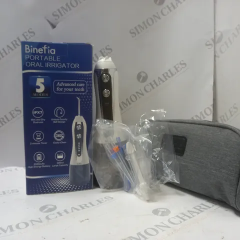 BOXED BINEFIA PORTABLE ORAL IRRIGATOR