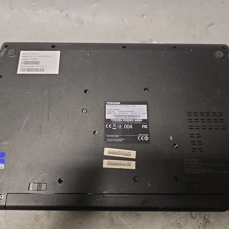 TOSHIBA SATELLITE PRO R50-B LAPTOP 