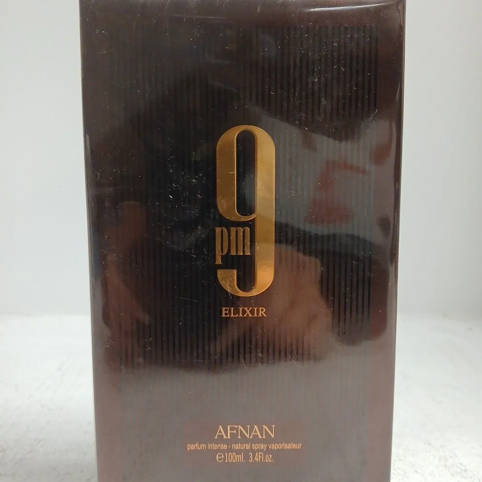 SEALED AFNAN 9 PM ELIXIR UNISEX EXTRAIT DE PARFUM 100ML 