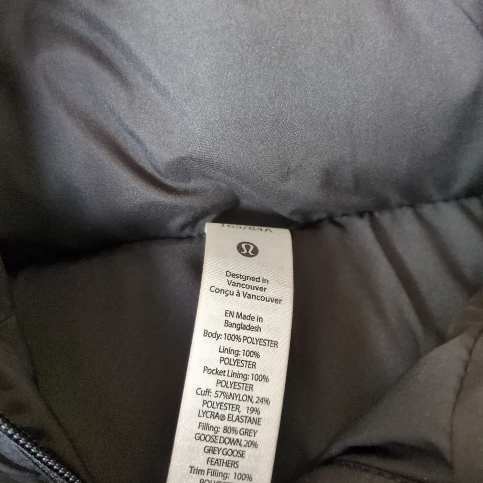 LULULEMON WUNDER PUFF JACKET – WOMEN'S DOWN PUFFER, UK 8 (US 4)