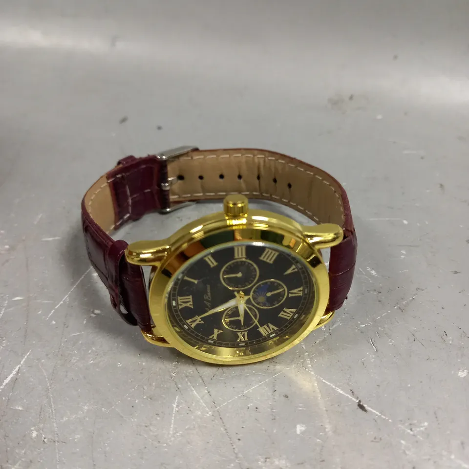 MENS LA BANUS WATCH – QUARTZ MOVEMENT – LEATHER STRAP