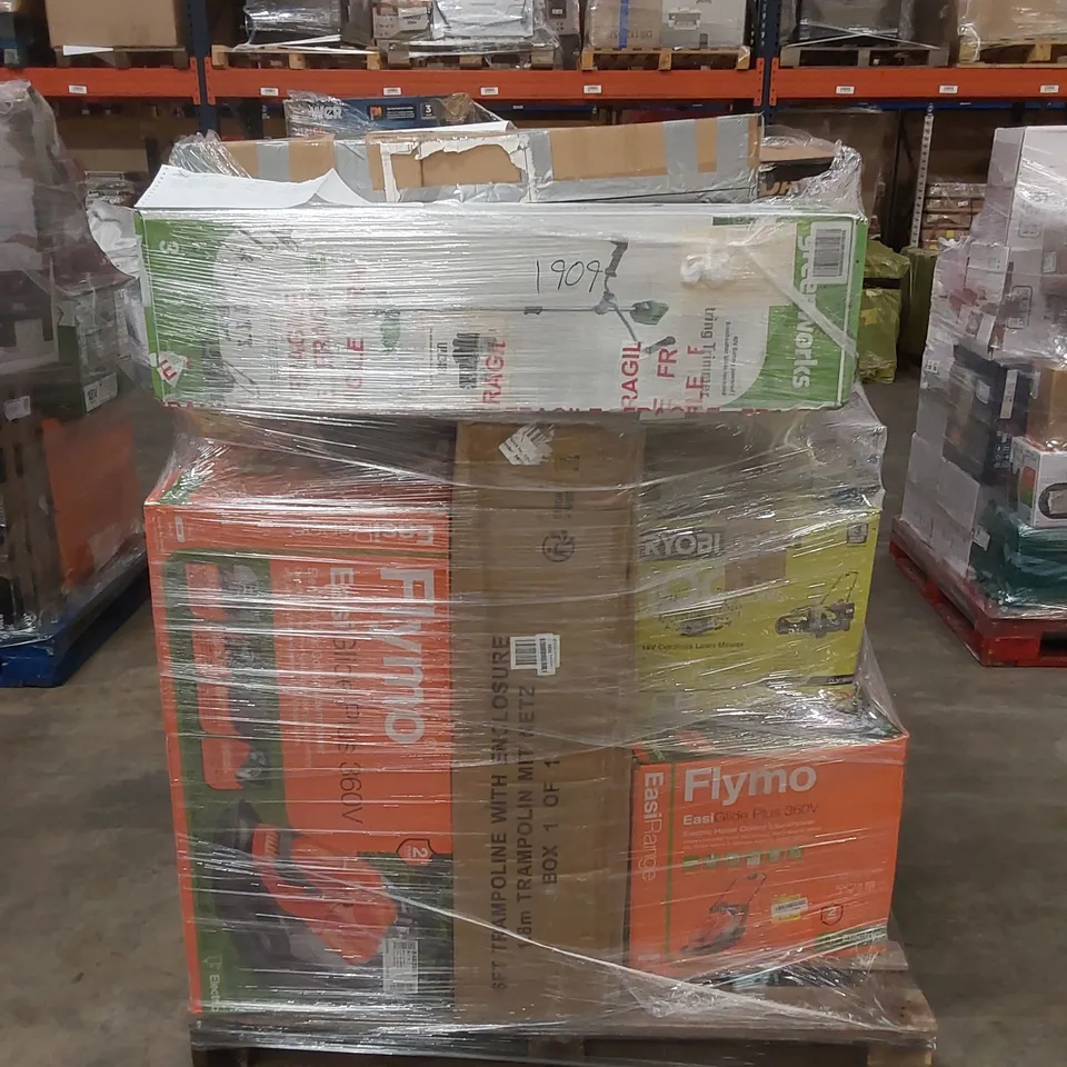 PALLET OF APPROXIMATELY 19 UNPROCESSED RAW RETURN HOUSEHOLD AND ELECTRICAL GOODS TO INCLUDE;