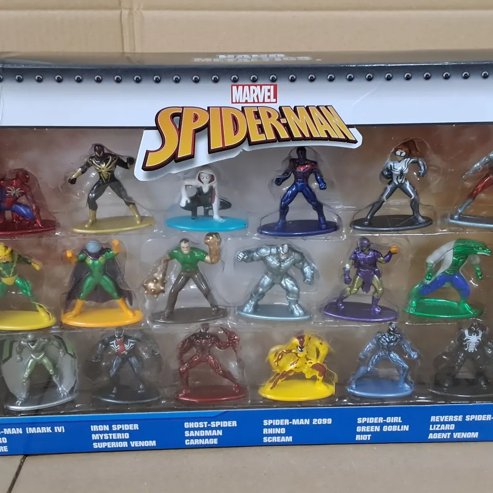 MARVEL SPIDER MAN SERIES 7 NANO METAL FIGS SET