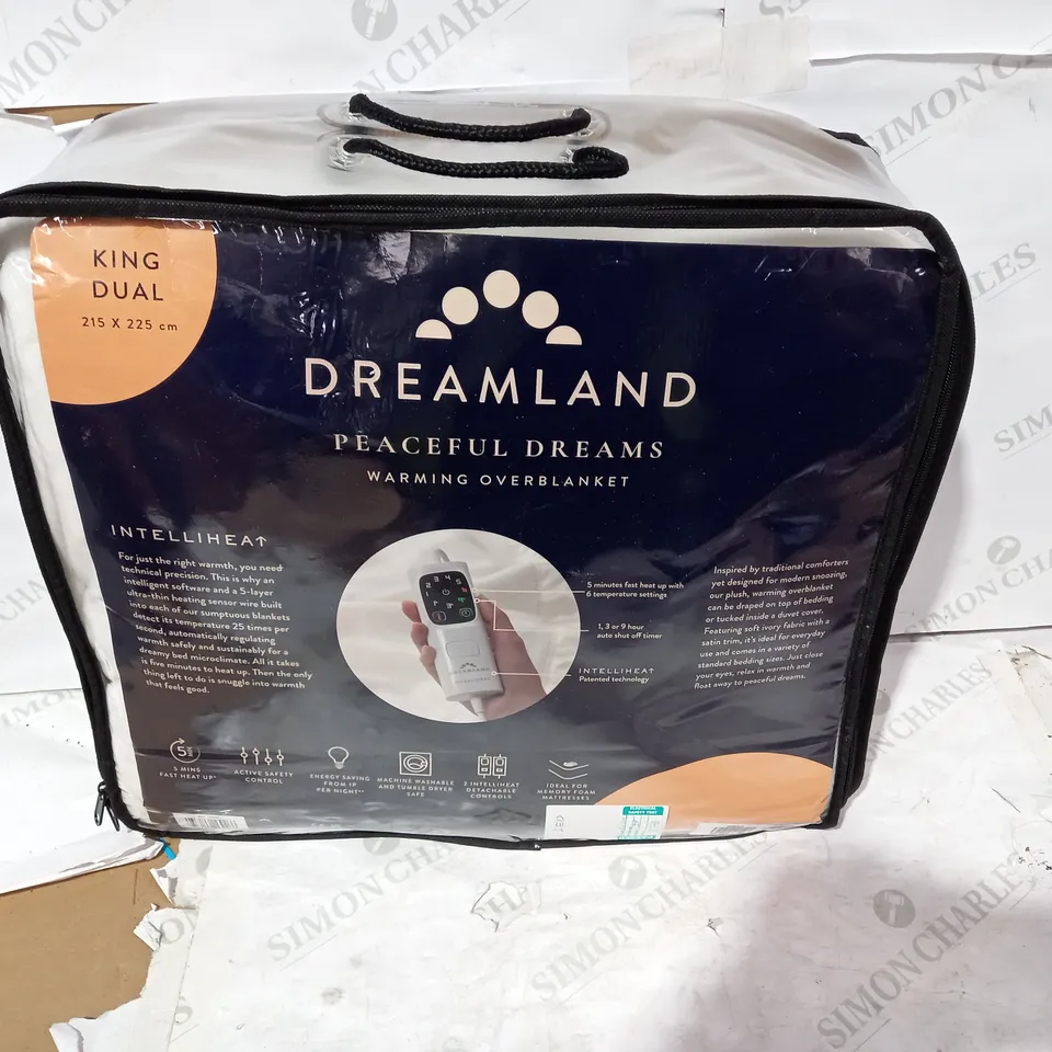 DREAMLAND PEACEFUL DREAMS KING DUAL WARMING OVERBLANKET