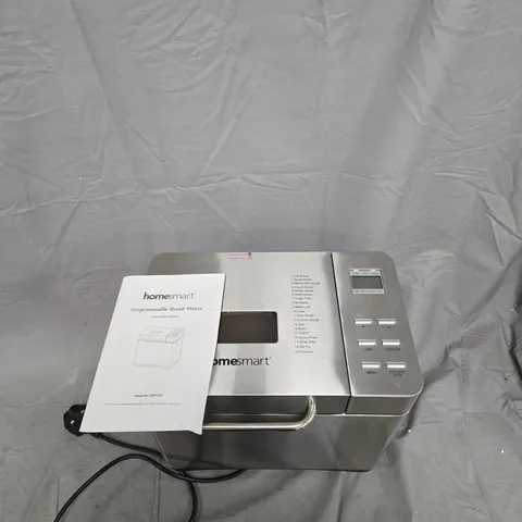 HOMESMART PROGRAMMABLE BREAD MAKER – STAINLESS STEEL