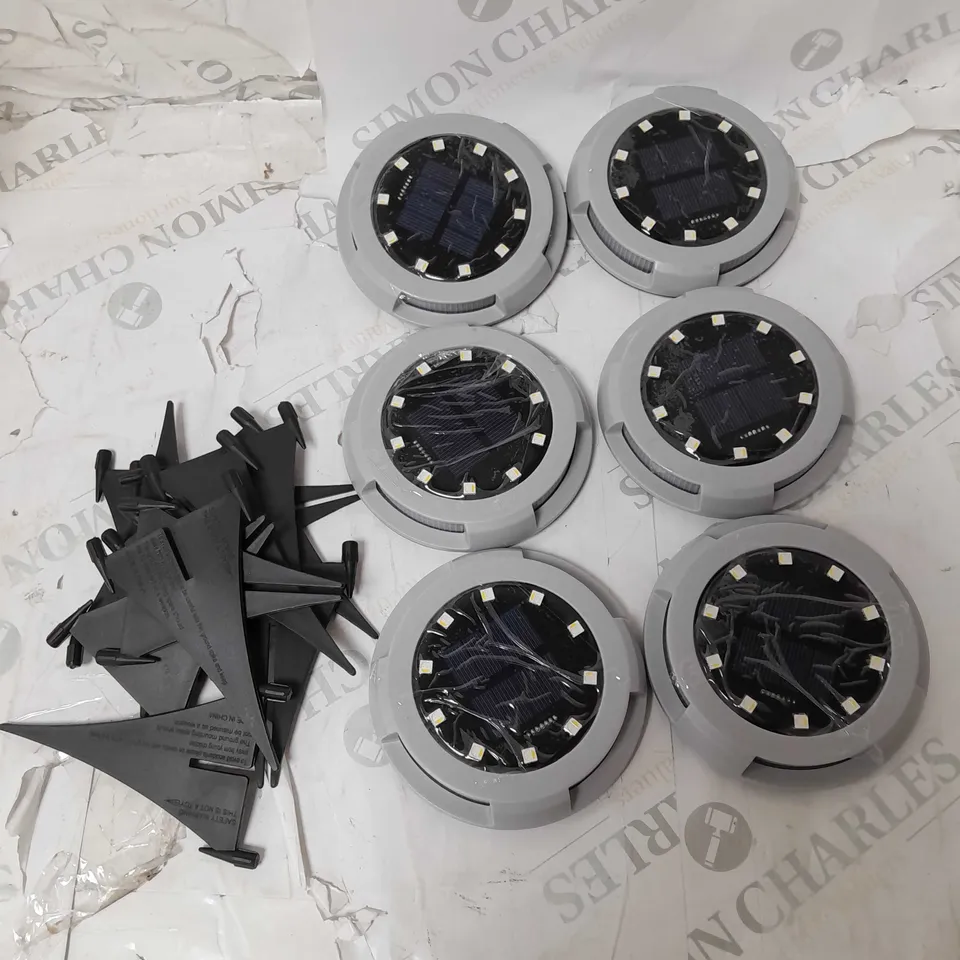 BELL & HOWELL DUAL FUNCTION SET OF 6 10 LED ULTIMATE DISK LIGHTS