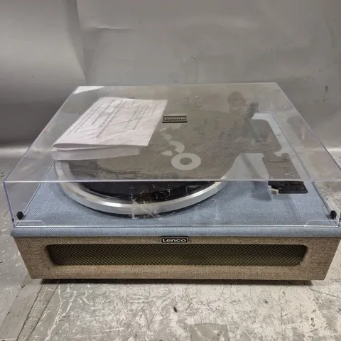BOXED LENCO LS-440BUBG BLUETOOTH TURNTABLE WITH BUILT IN SPEAKERS