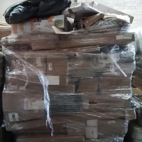 PALLET OF ASSORTED HOUSEHOLD GOODS AND PRODUCTS TO INCLUDE;STAIR CLIMBING CHAIR,COOKWARE SET,DOG BED
