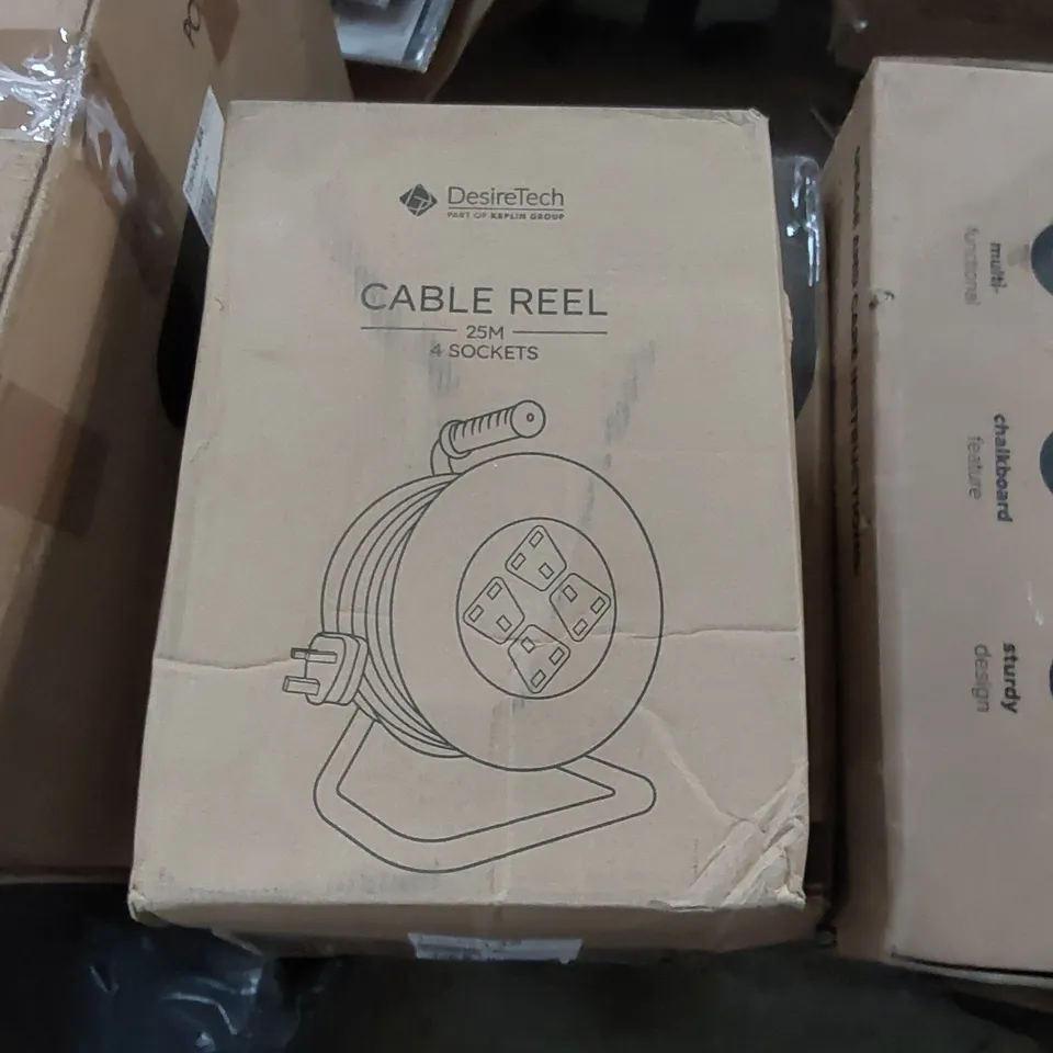 BOXED DESIRETECH 25M CABLE REEL