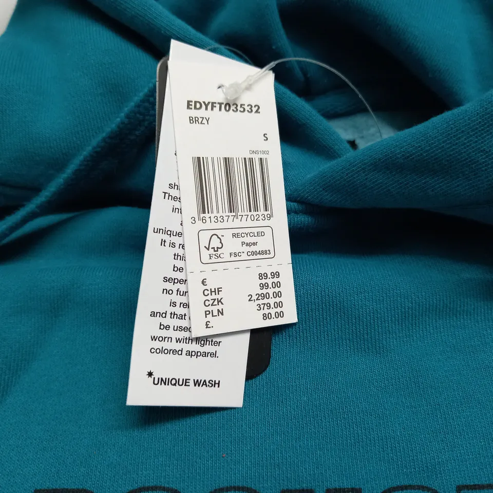 DC SHOES GREEN HOODIE - S