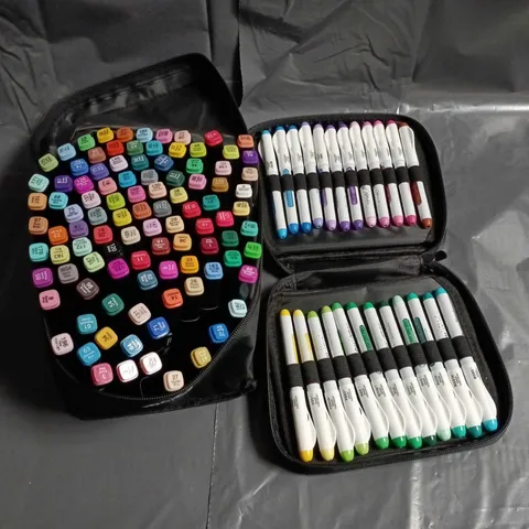 2 PACKS OF COLOURING PENS IMCLUDE ACRYLIC AND BROAD NIBBED