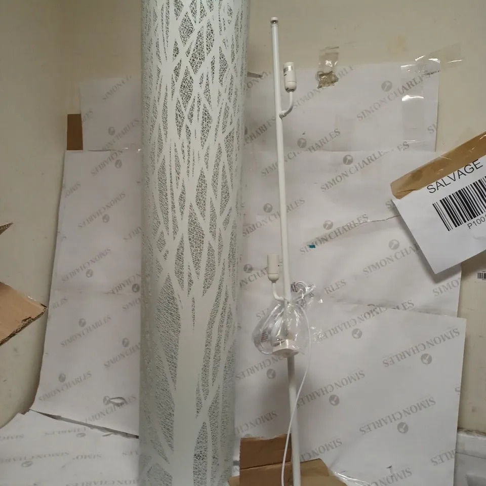 JOHN LEWIS DEVON FLOOR LAMP, WHITE [COLLECTION ONLY]