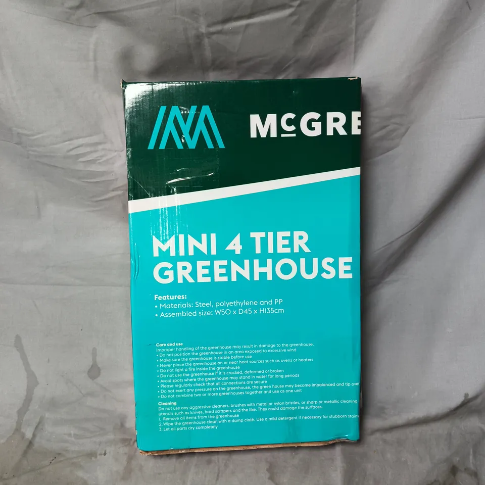 MCGREGOR MINI 4-TIER GREENHOUSE