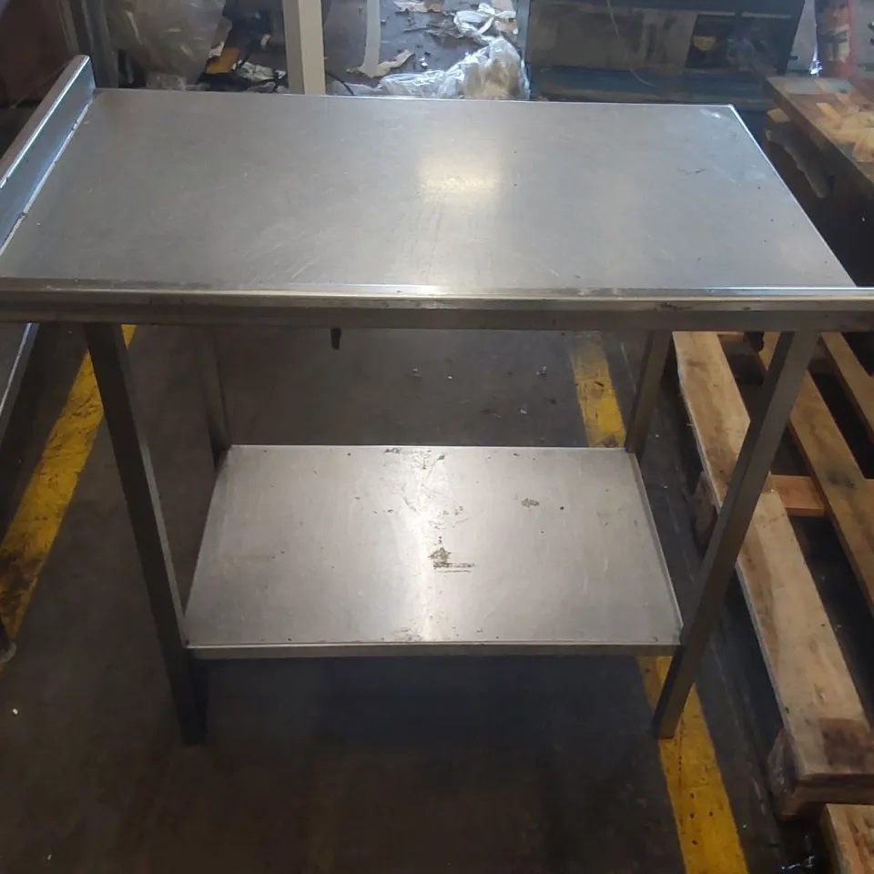 STAINLESS STEEL PREP TABLE