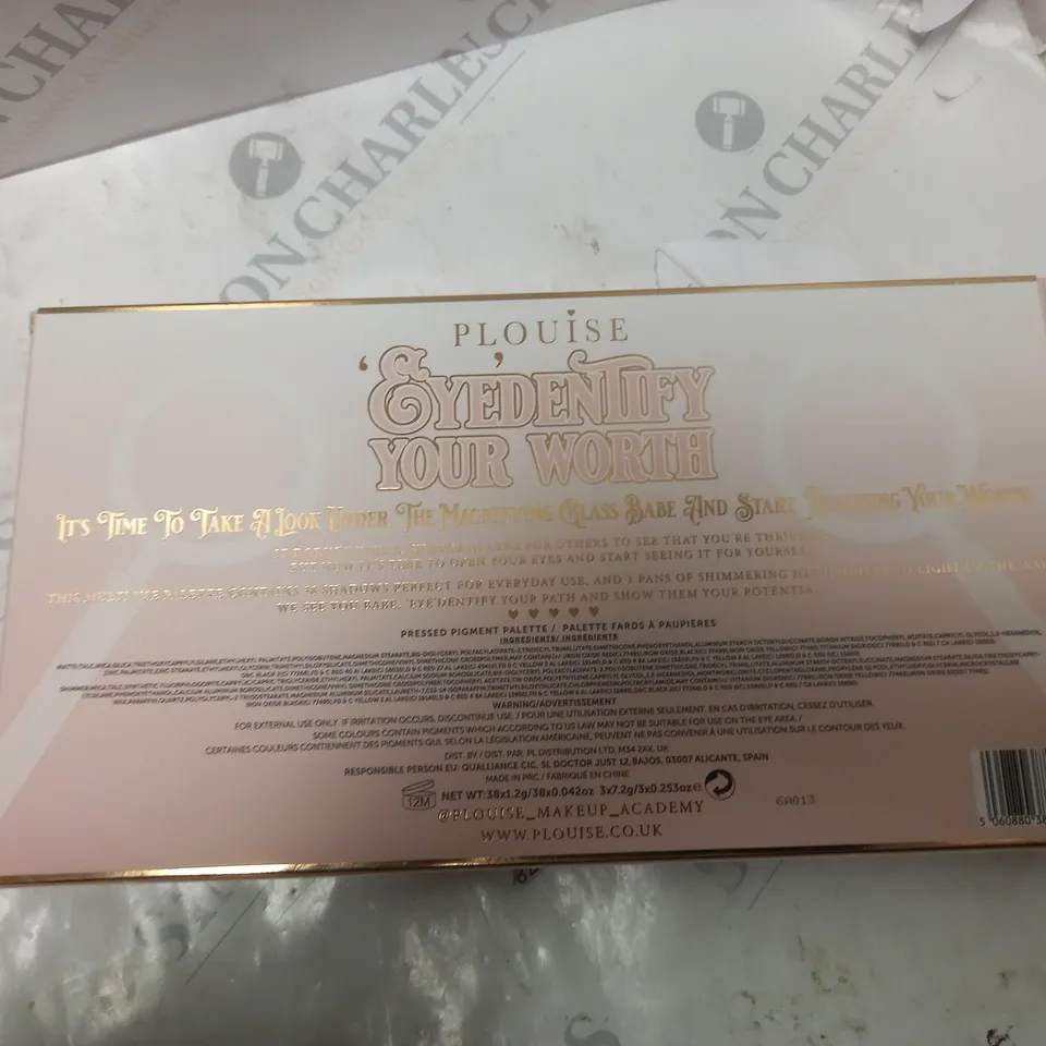 PLOUISE EYEDENTIFY YOUR WORTH PALETTE