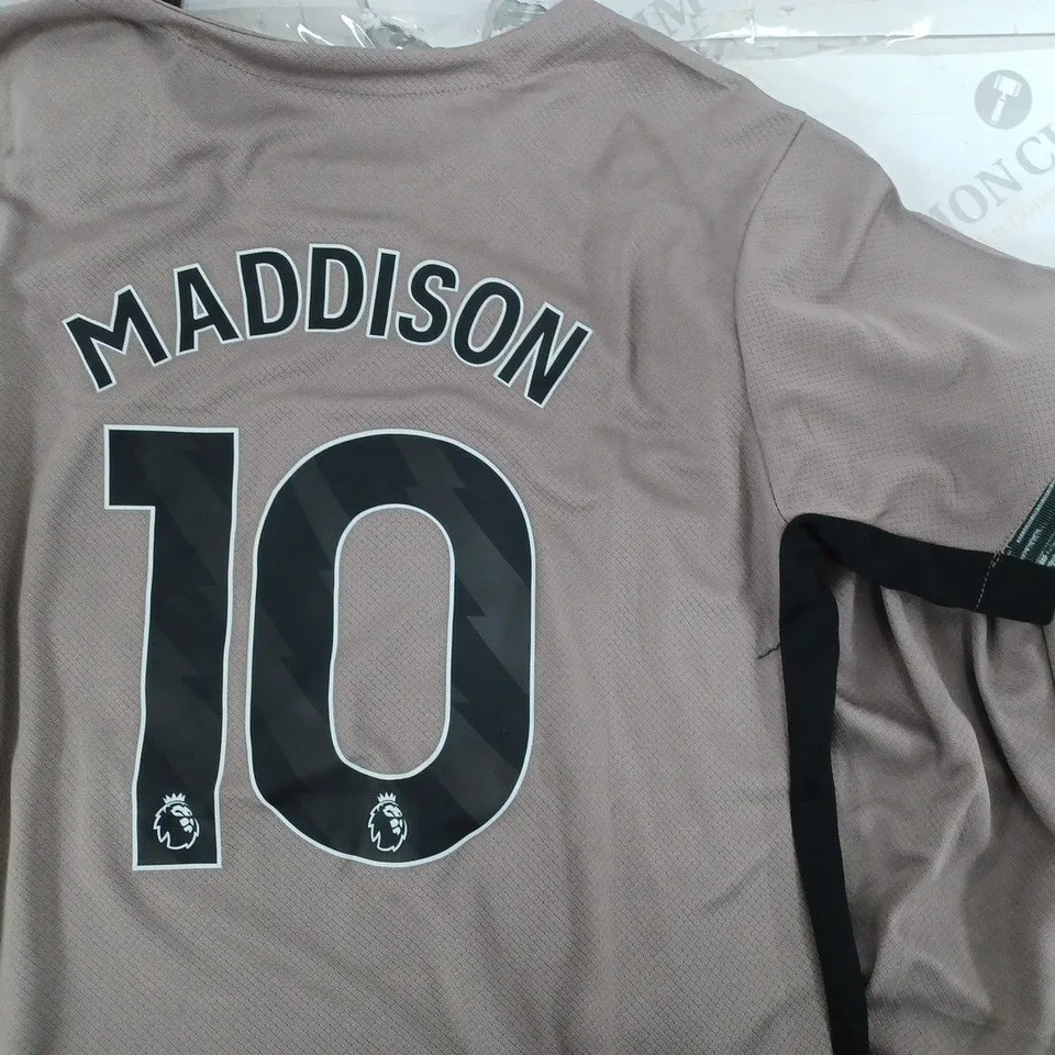 CHILDRANS TOTTENHAM KIT WITH MADDISON ON BACK  SIZE 26 / UK 8.5 
