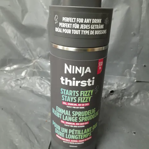 NINJA THIRSTI 530ml BOTTLE IN DARK GREY