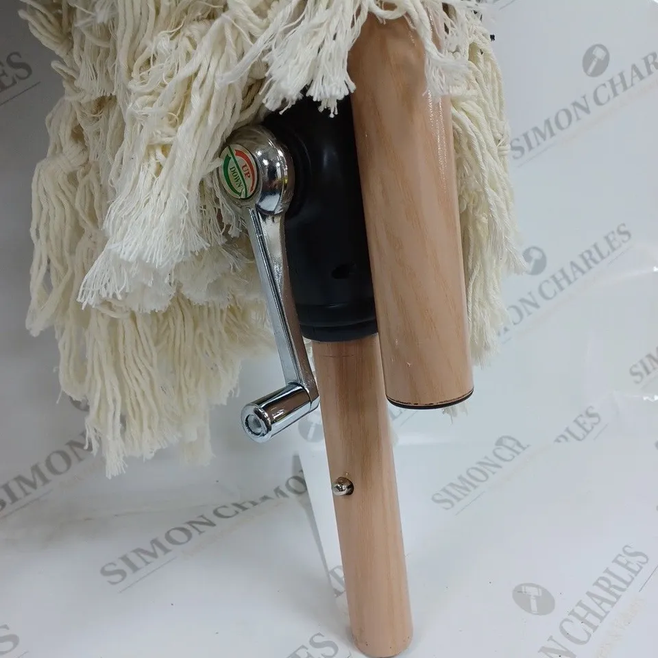 BOXED INNOVATORS BALI PARASOL - IVORY - COLLECTION ONLY