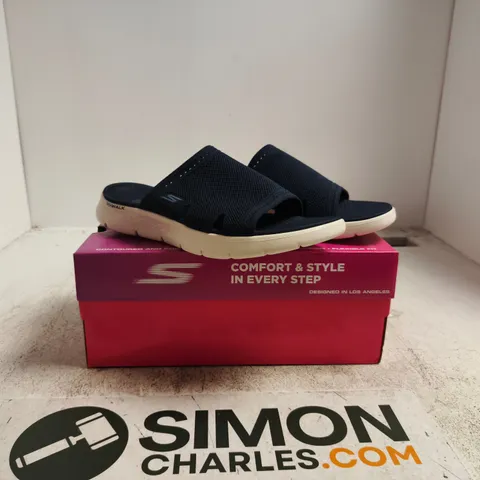 SKECHERS GO WALK SANDALS – NAVY BOXED UK 7