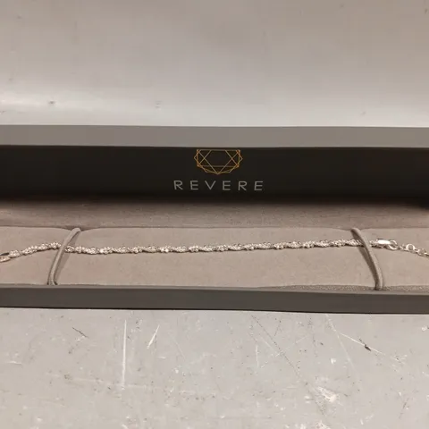 REVERE SILVER TWIST BRACELET 