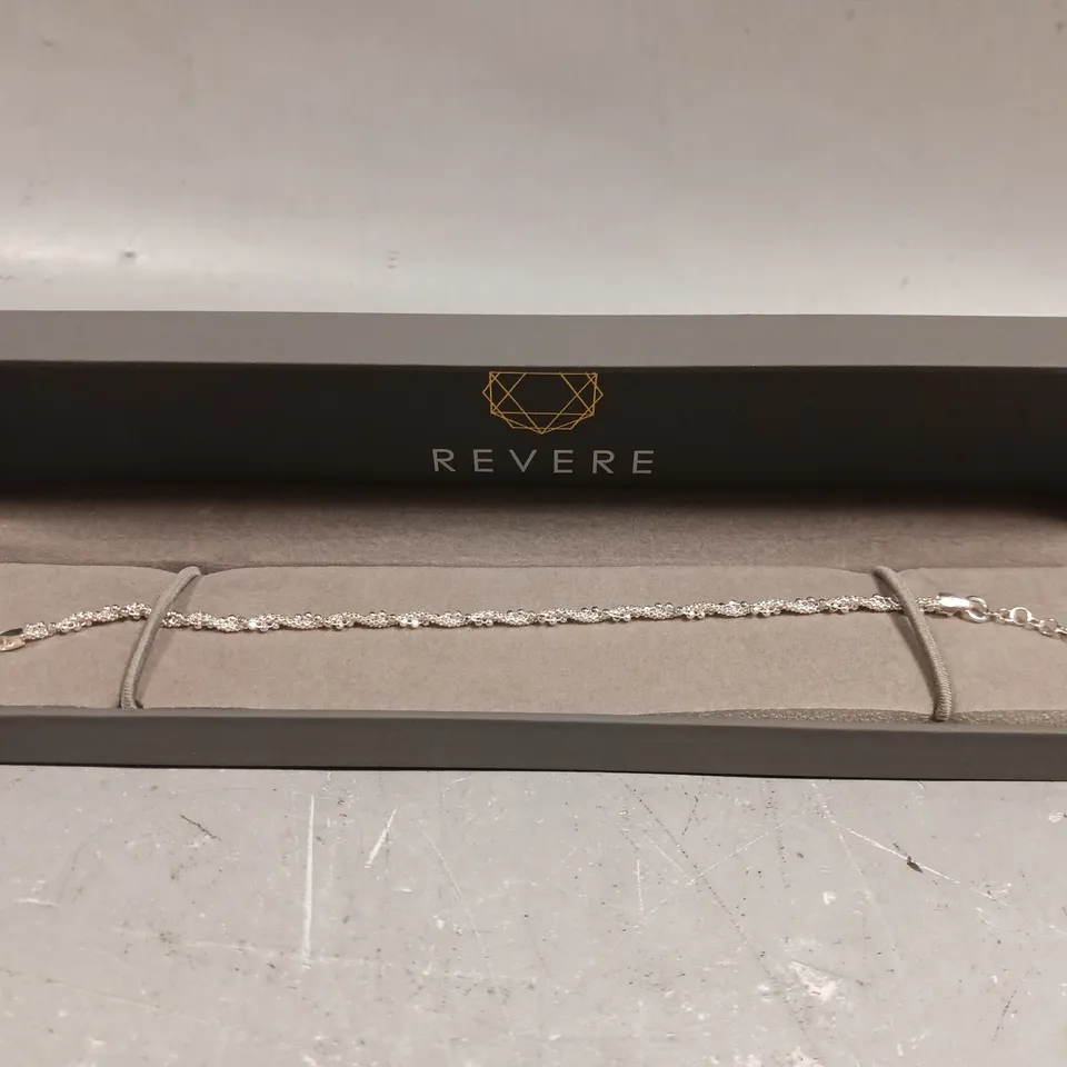 REVERE SILVER TWIST BRACELET 