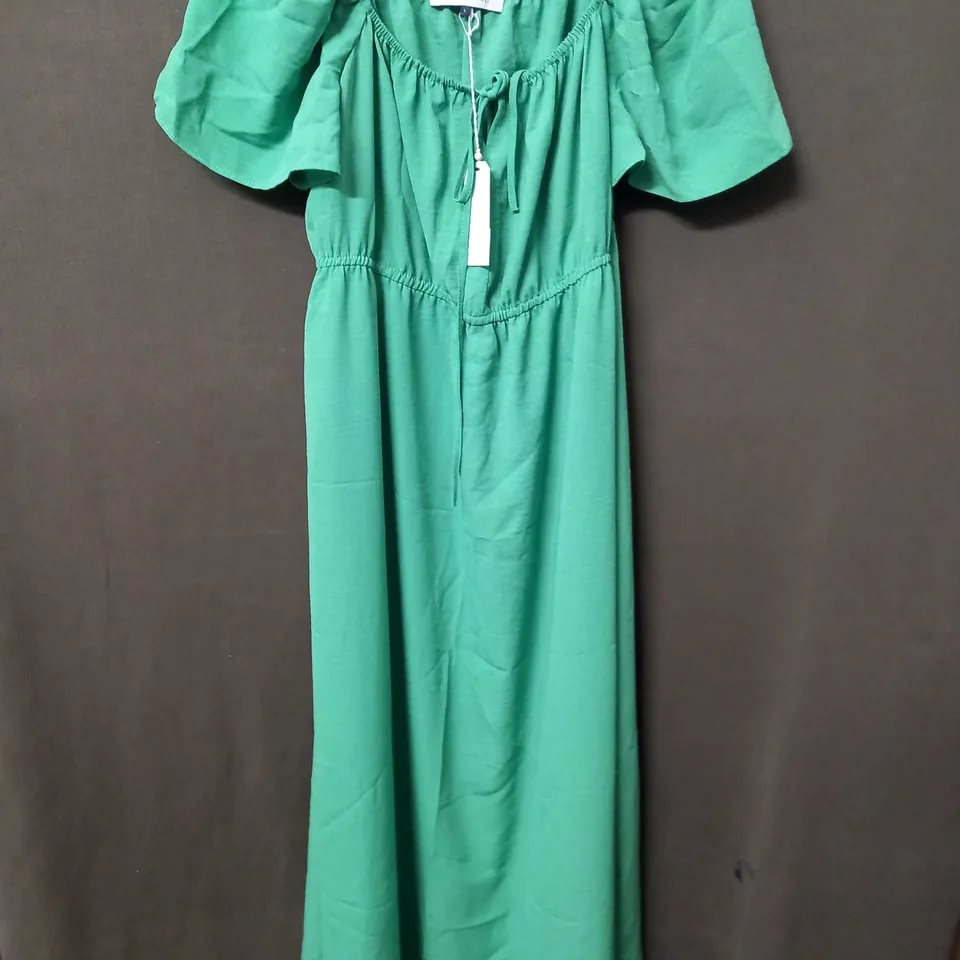 MAISON DE NIMES GYPSY DRESS IN GREEN - LARGE