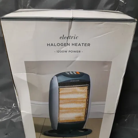 BOXED ELECTRIC HALOGEN HEATER (1200W)