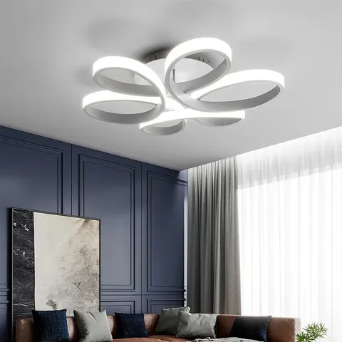 SQUARE FOUR HEAD MODERN CEILING LAMP