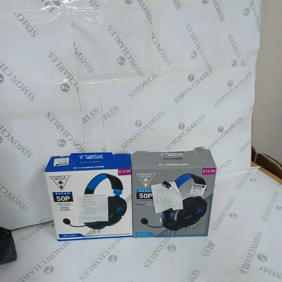 BOX OF APPROXIMATELY 8 GAMING HEADSETS 