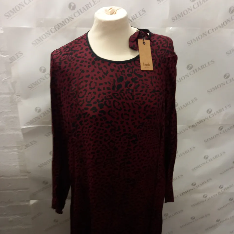 WOMENS HUSH ROXY MIDI DRESS SIZE 14